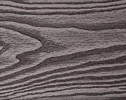 Заборная доска Terrapol, 3D, пустотелая, 2400х120х16, Черное дерево