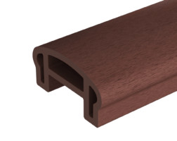 Перила верхняя Woodvex Select 100х50х3000 мм, Темно-коричневый