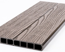 Заборная доска ECODECKING Tehno пустотелая 25*200*2000 мм, Шоколад