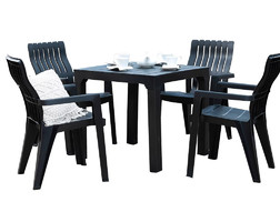 Комплект мебели b:rattan Boston Set, антрацит,  шп