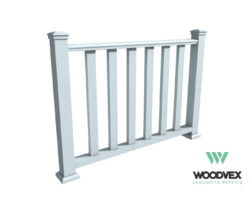 Столб Woodvex Select EXTRUSION 100х100х3000 мм, WHITE (Белый)