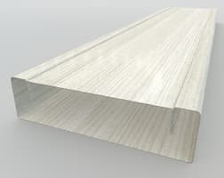 Металлопланкен для забора-ранчо 100x20 мм, PRINTECH, Ясень, ЦМ