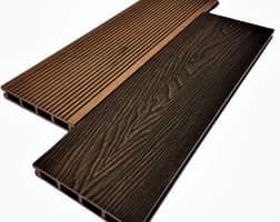 Террасная доска ДПК (пустотелая)  146x23x4000мм «TimberTEX»,  Style‎, 3D Фактура Дерева, Венге микс