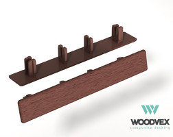 Заглушка для террасной доски WOODVEX Expert Antique, WENGE