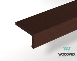 Уголок (L-планка) WOODVEX Expert Antique 62х37х3000 мм, WENGE