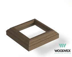 Крышка нижняя (юбка) Woodvex Select 140х140 мм, Кофе