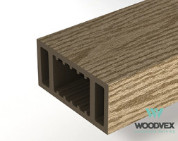 Перила нижняя Woodvex Select 100х50х3000 мм, Кофе