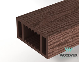 Перила нижняя Woodvex Select 100х50х3000 мм, Темно-коричневый