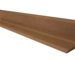 Плинтус (внутренний уголок) WOODVEX SELECT, 2000х60x60мм, Кофе
