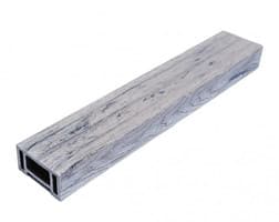 Перила нижние TimberTex 3D MIX, 3000х90х45 мм, Мультикрем