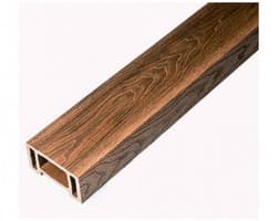 Перила нижние TimberTex 3D MIX, 3000х90х45 мм, Тик Микс