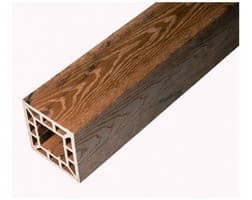Столб TimberTex 3D MIX, 3000х100х100 мм,Тик Микс