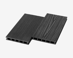 Террасная доска RusDecking UnoDeck ULTRA, пустотелая, Графит, 150*24*3000 мм