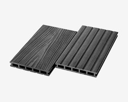 Террасная доска RusDecking UnoDeck MOGANO, пустотелая, Графит, 165*24*3000 мм