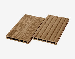 Террасная доска RusDecking UnoDeck MOGANO, пустотелая, Орех, 165*24*3000 мм