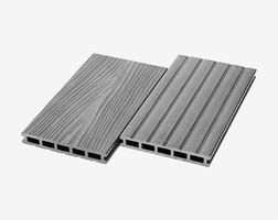 Террасная доска RusDecking UnoDeck MOGANO, пустотелая, Серый, 165*24*4000 мм