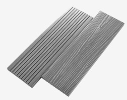 Террасная доска RusDecking UnoDeck SOLID, полнотелая, Серый 154*20*4000 мм